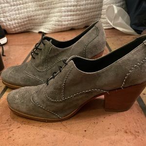 Rachel Comey grey suede mules 9